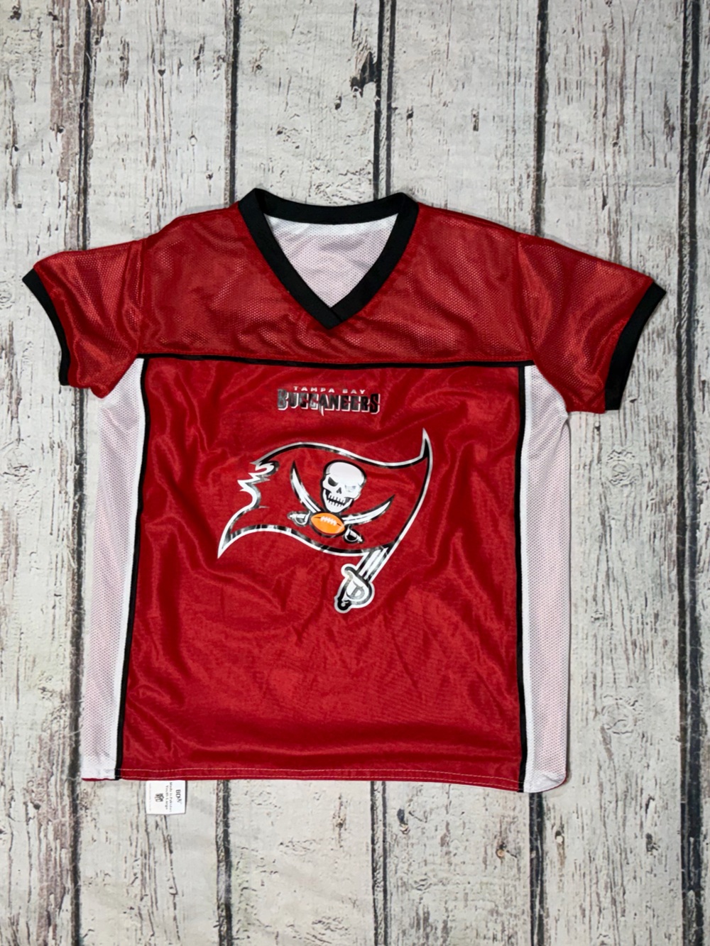 Tampa Bay Buccaneers NFL Flag Football Boys Kids Jersey